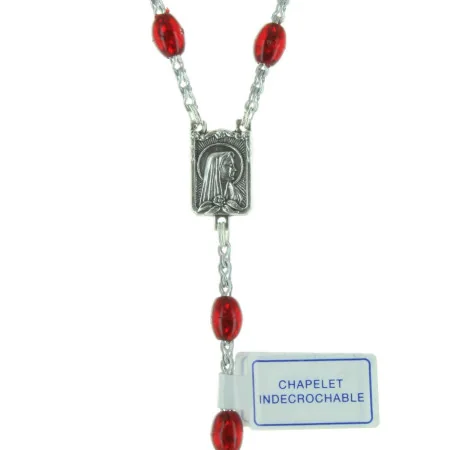Chapelet du Précieux Sang de Jésus avec un livret de prière