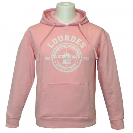 Sweat shirt Lourdes Forever en rose