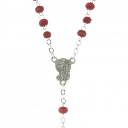 Rose-scented rosary in an oval case