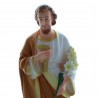 Saint Joseph the carpenter Statue in coloured resin 30cm