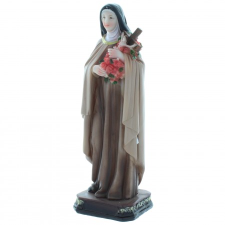 Statue de Sainte Thérèse de Lisieux en résine 20cm