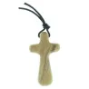 Croix du réconfort en bois d'olivier de Jérusalem 7cm