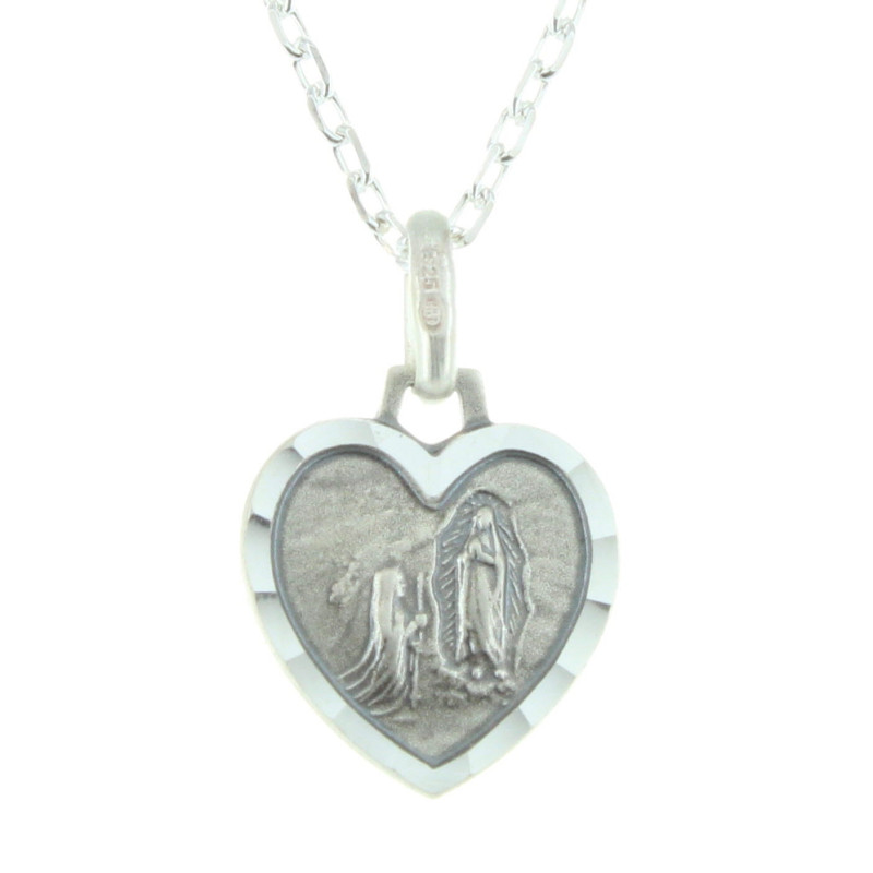 Médaille Vierge Marie Argentée - 25mm | La Boutique des Chrétiens Médaille Vierge Marie Argentée - 25mm | La Boutique des Chrétiens