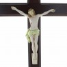 Crucifix en bois avec le Christ réaliste 50cm
