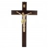 Wood Crucifix with realistic Christ 50cm