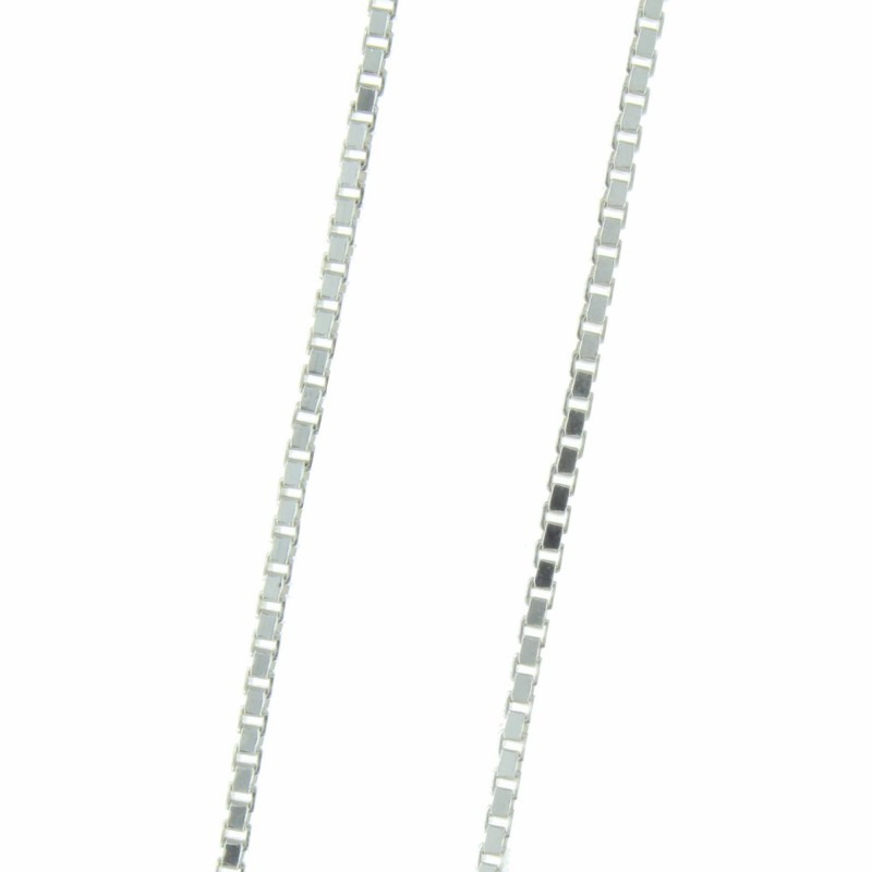 Sterling Silver Venetian chain necklace 45cm