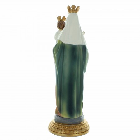 Statue of Mary Help of Christians in coloured resin 20cm