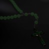 Glow-in-the-dark cord rosary and plastic beads