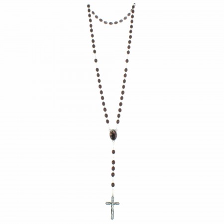 Mary Undoer of Knots Wood rosary