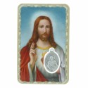 Santino del Sacro Cuore di Gesù con medaglia