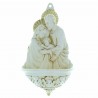 Holy Family resin water font 20cm