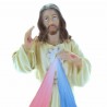 Statue du Christ Miséricordieux en résine colorée 18cm