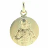 Sacred Heart of Jesus Medal Gold Plated 18mm