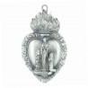 Ex-Voto Lourdes in silvery metal to hang
