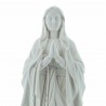 White resin statue of Our Lady of Lourdes 12cm