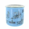 Mug en céramique bleu décoré d'images de Lourdes Mug en céramique bleu décoré d'images de Lourdes