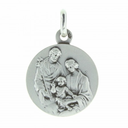 Medaglia della Sacra Famiglia in argento