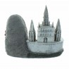 Apparition and Basilica of Lourdes resin Statue 13cm