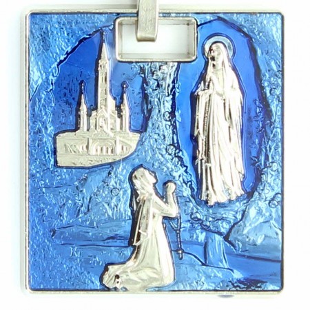 Apparition and Basilica of Lourdes Keyring