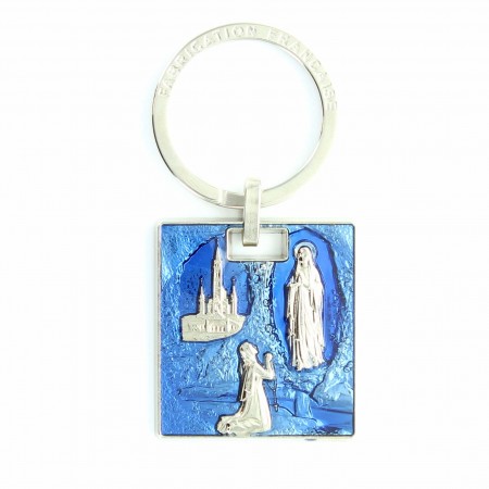 Keyring of the Apparition and the Basilica of Lourdes