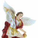 Statua in resina dipinta a mano dell'Arcangelo Michele