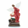 Saint Michael Statue with glass eyes 20cm