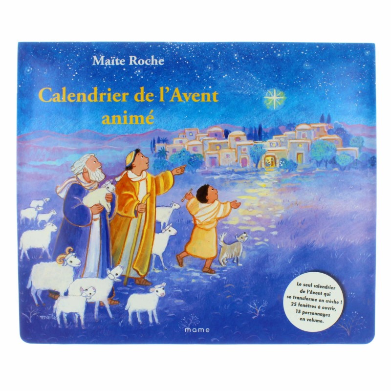 Calendario dell'Avvento animato da Maïté Roche con un libretto
