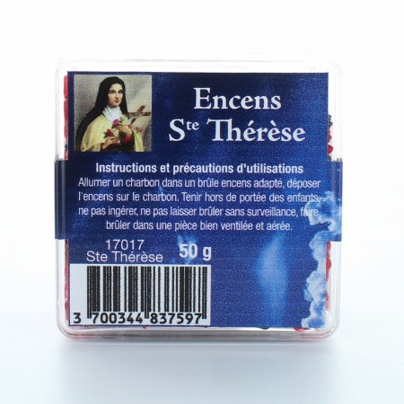 Saint Theresa Religious incense in grains, 50g