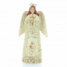 Guardian Angel Statue with Christian Cross - Resin 12cm