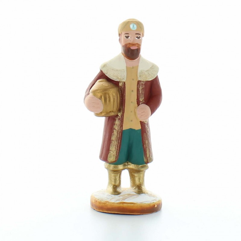 Gaspard : Wise man of Nativity Scene, hand coloured