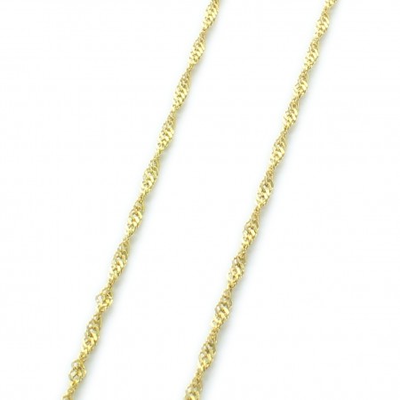 9 carat gold chain Singapore mesh 45 cm