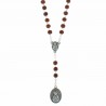 Wooden 7 Sorrows of Mary Rosary with prayer