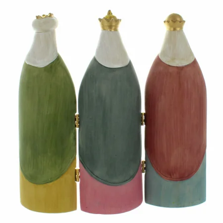 Christmas triptych statue of the 3 Wise Men in resin 19cm