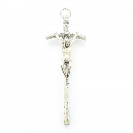 Crucifix croix pastorale en métal
