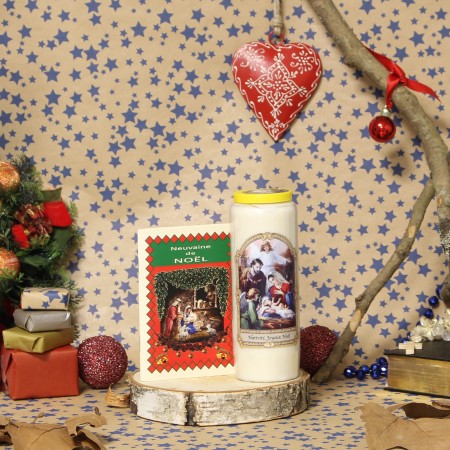 Set di candele e libretto di novena Natività, Buon Natale
