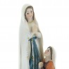 Apparition statue of Our Lady of Lourdes 8 cm decorated resin