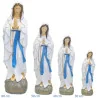 Statue Notre Dame de Lourdes en résine décorée 40 cm
