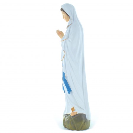 Statue of Our Lady of Lourdes in decorated resin 50 cm