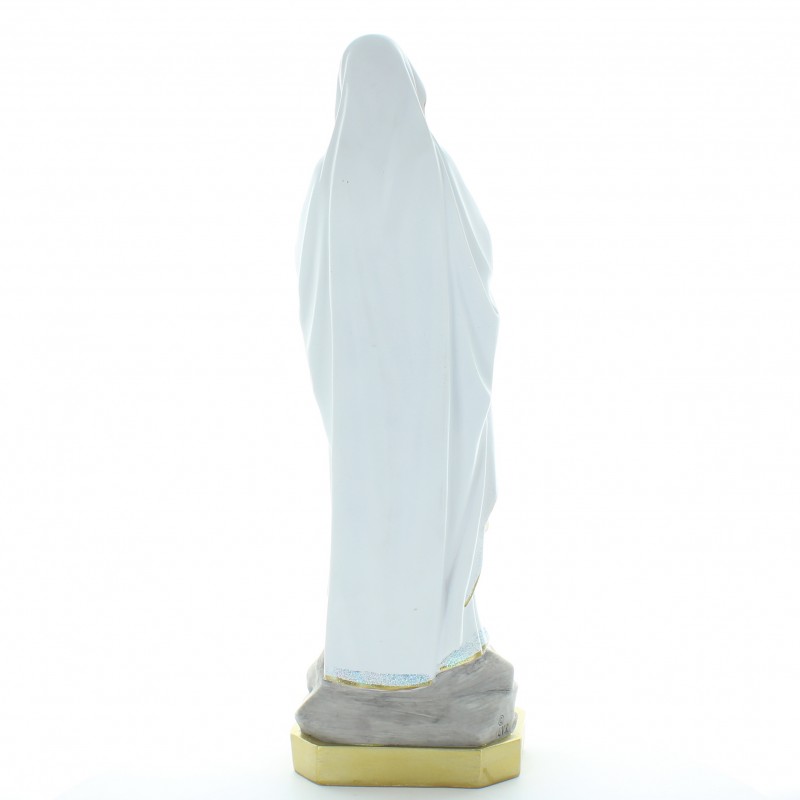Statua Madonna di Lourdes in resina scintillante 30 cm