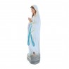 Statue Notre Dame de Lourdes pailleté en résine 30 cm