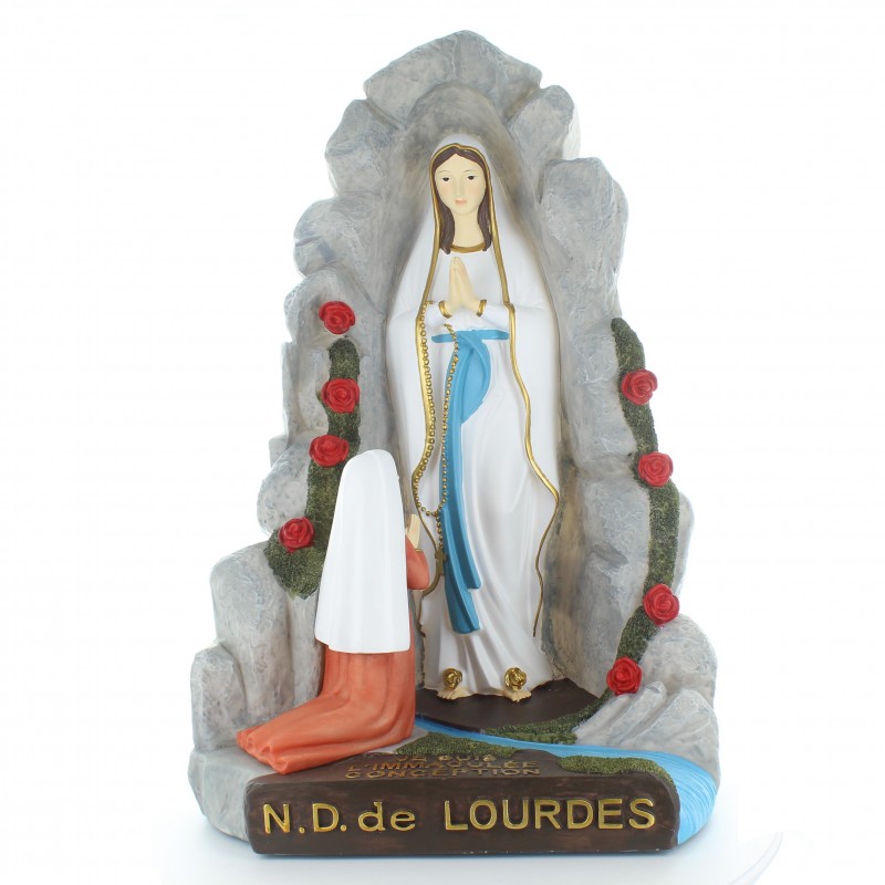 Grotto decorated in resin 35 cm