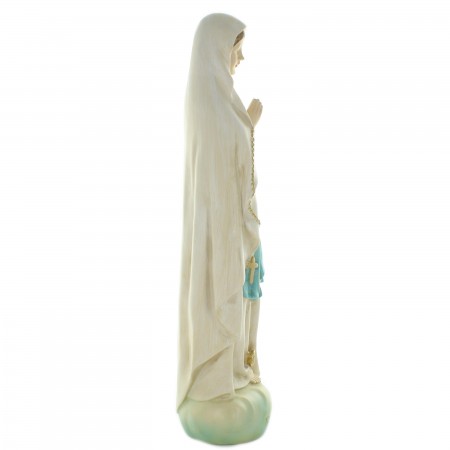 Statue Notre Dame de Lourdes décorée 60 cm