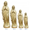 Statue of Our Lady of Lourdes with gold mantle 36 cm
