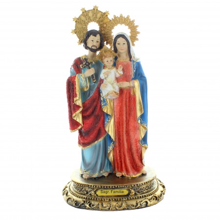 Holy Family resin statue 24cm