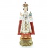 Statue of the Infant of Prague with gilding in resin 20 cm