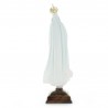 Statue Notre Dame de Fatima avec Manteau décoré de fleurs en résine