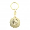 Keyring with dove of Peace on white background