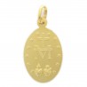 Miraculous Medal in gold 19 mm