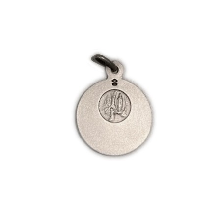 Saint Christopher Silver round medal 20mm