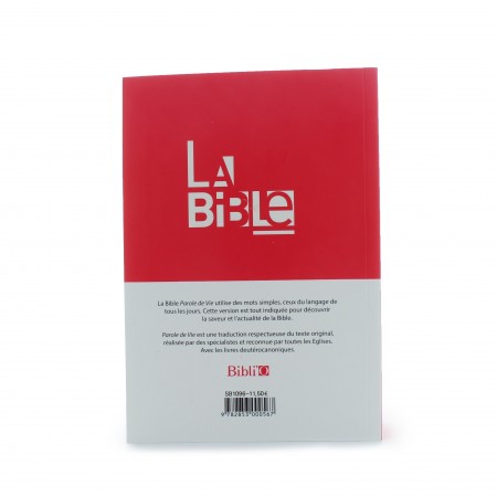 La bible, Parole de vie 17,5 cm